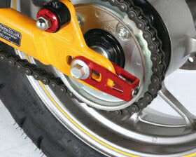 チェーンアジャスター レッドアルマイト 左右セット ホンダ モンキー125