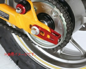 チェーンアジャスター シルバーアルマイト 左右セット ホンダ モンキー125