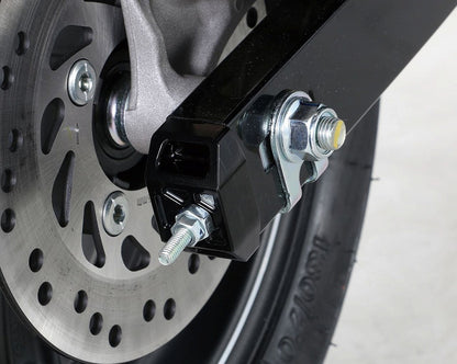 チェーンアジャスターキャップ ブラック 左右1セット ダックス125 グロム