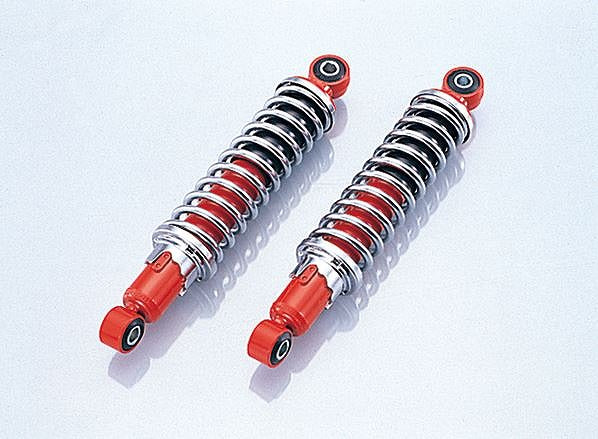 Shock Absorber N265 Red/Chrome, Free Length 265mm (Same as OEM), 1 pc for Monkey/Gorilla/Monkey Baja