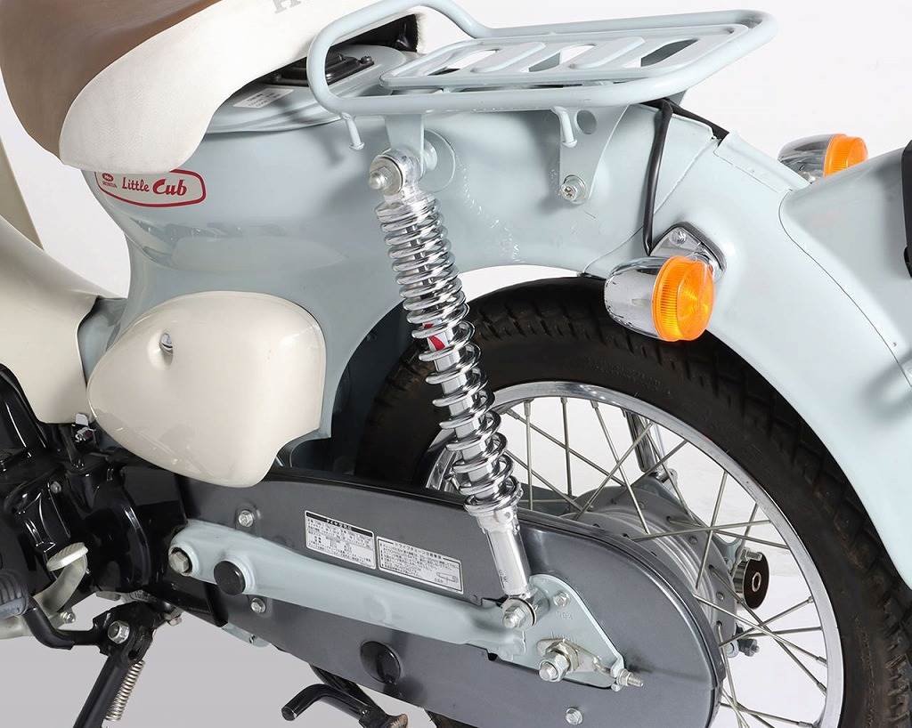 Shock Absorber, Chrome Plated, Little Cub, Super Cub/50/70/90/110, 2pcs (1 set)