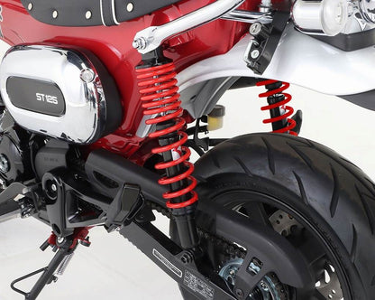 Shock Absorber, Black/Red, Free Length 343mm (Same as OEM), 1 pc, Dax125