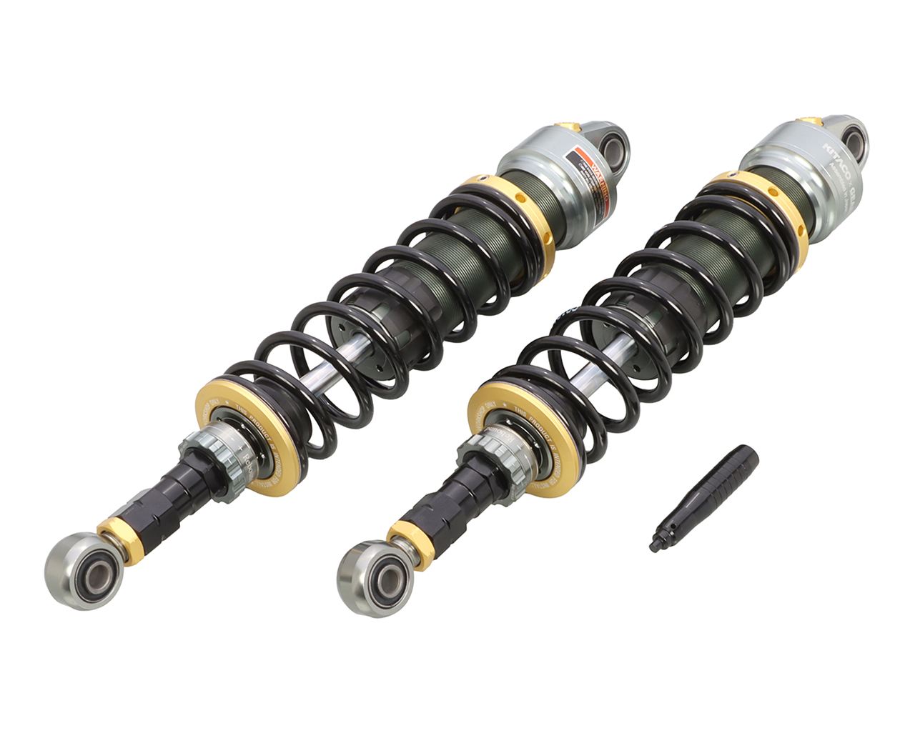 KITACO×GEARS Shock Absorber Rear Shock Gun Metallic/Black 1 Set Cross Cub 110 Light JA45 JA60 JA79