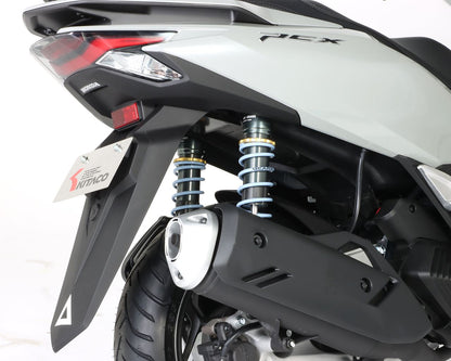 KITACO×GEARS Shock Absorbers Gun Metallic/Light Blue 2-piece Set PCX125 PCX160