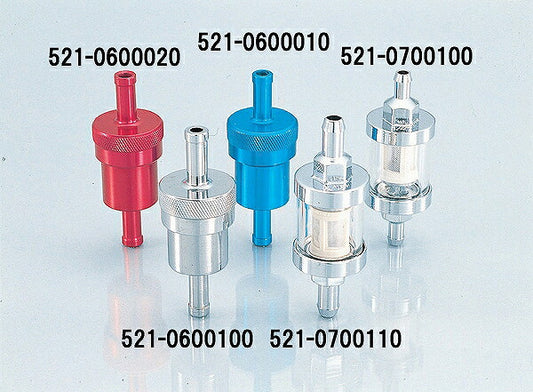フュエルフィルター ホース内径φ8対応 レッド