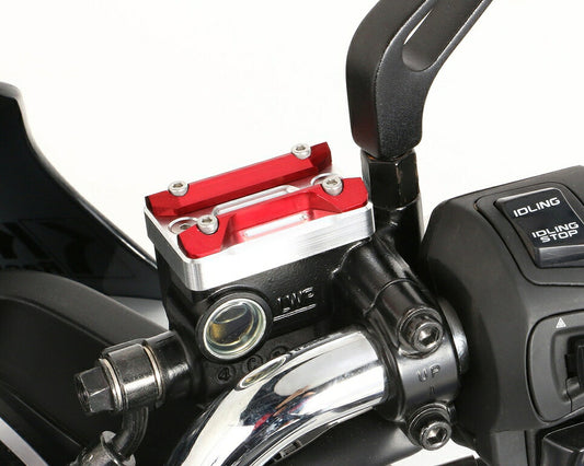 マスターシリンダーキャップ タイプ2/P41.7 シルバー\U0026レッド