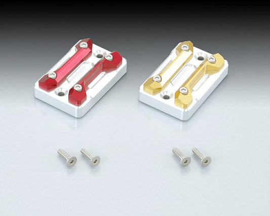 マスターシリンダーキャップ タイプ2/P44.9 シルバー\U0026レッド