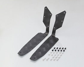Step Board, Black Anodized, Left and Right Set, ADV150