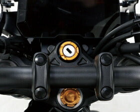 アルミ キーボックスカバー ゴールドアルマイト タイプ3 汎用 ホンダ モンキー125 CB125R CB250R