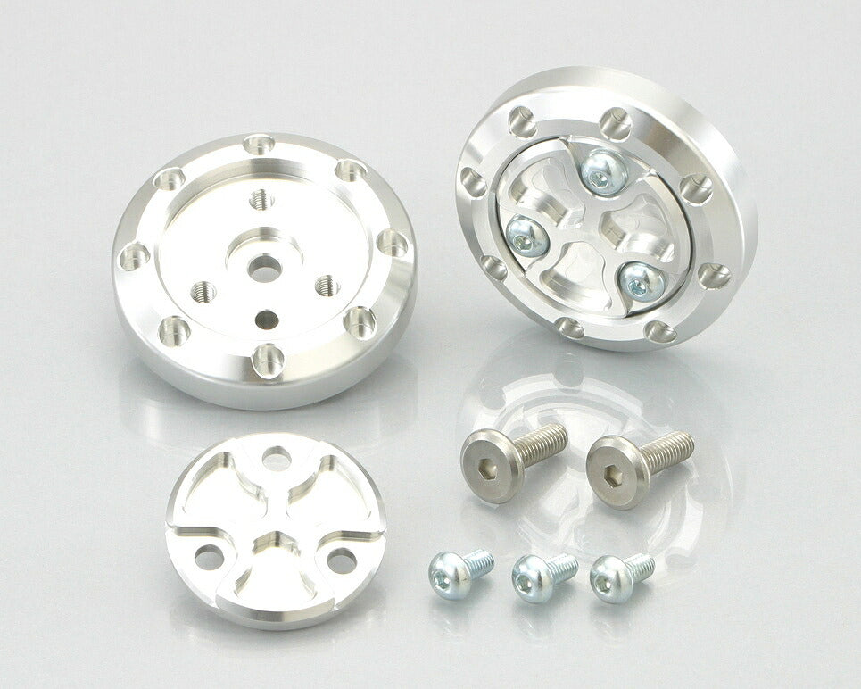 Side Marker Plate Set Silver Cygnus X