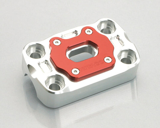 ハンドルアッパーホルダー シルバー/レッド フォルツァSI