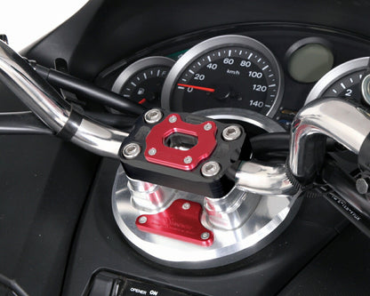 Handlebar Upper Holder Black / Red FORZA SI