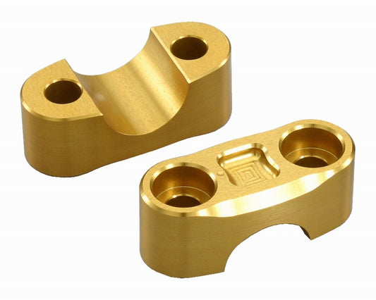 Handle Upper Holder, Gold, 2-piece set, Universal (for φ22.2 handlebars)