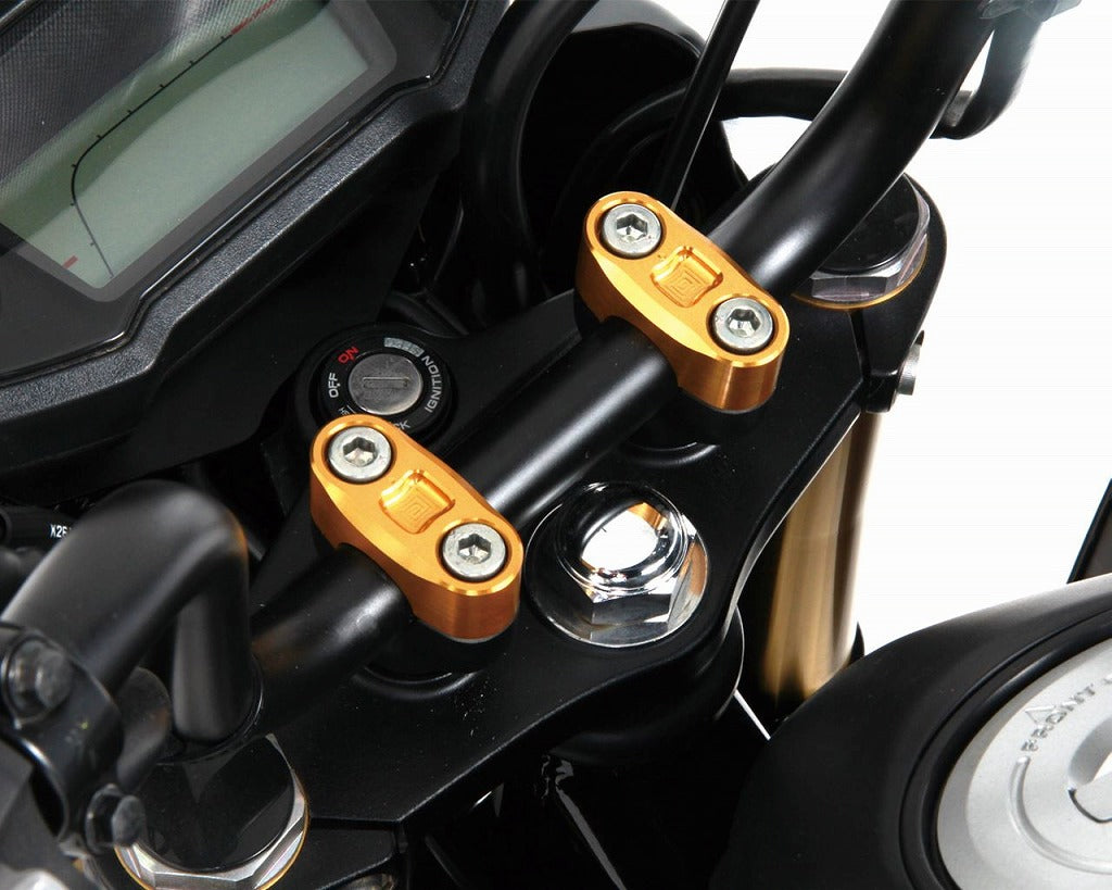 Handle Upper Holder, Gold, 2-piece set, Universal (for φ22.2 handlebars)