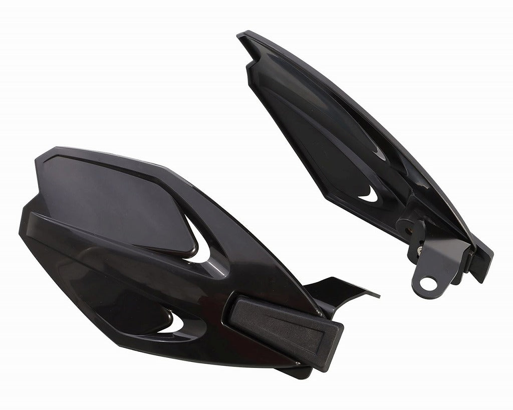 ナックルカバー ブラック ミラーアダプター無し 汎用 左右セット