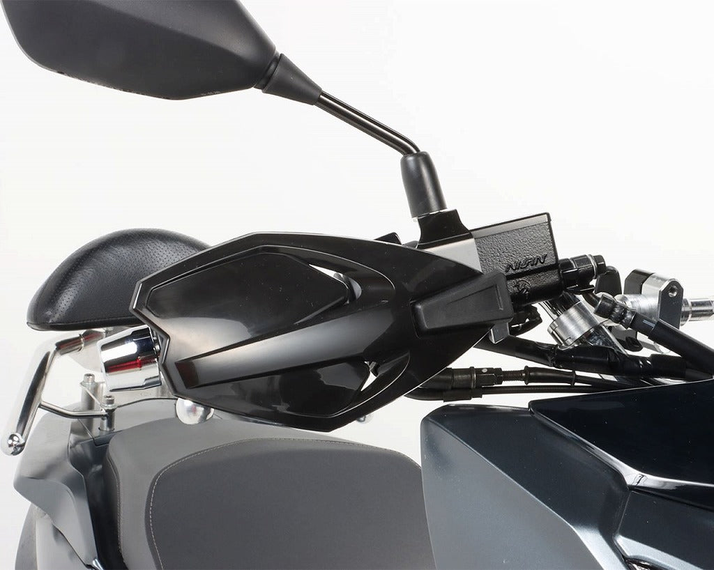 ナックルカバー ブラック ミラーアダプター無し 汎用 左右セット