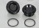 Frame Cap Set Black Anodized Honda CB125R