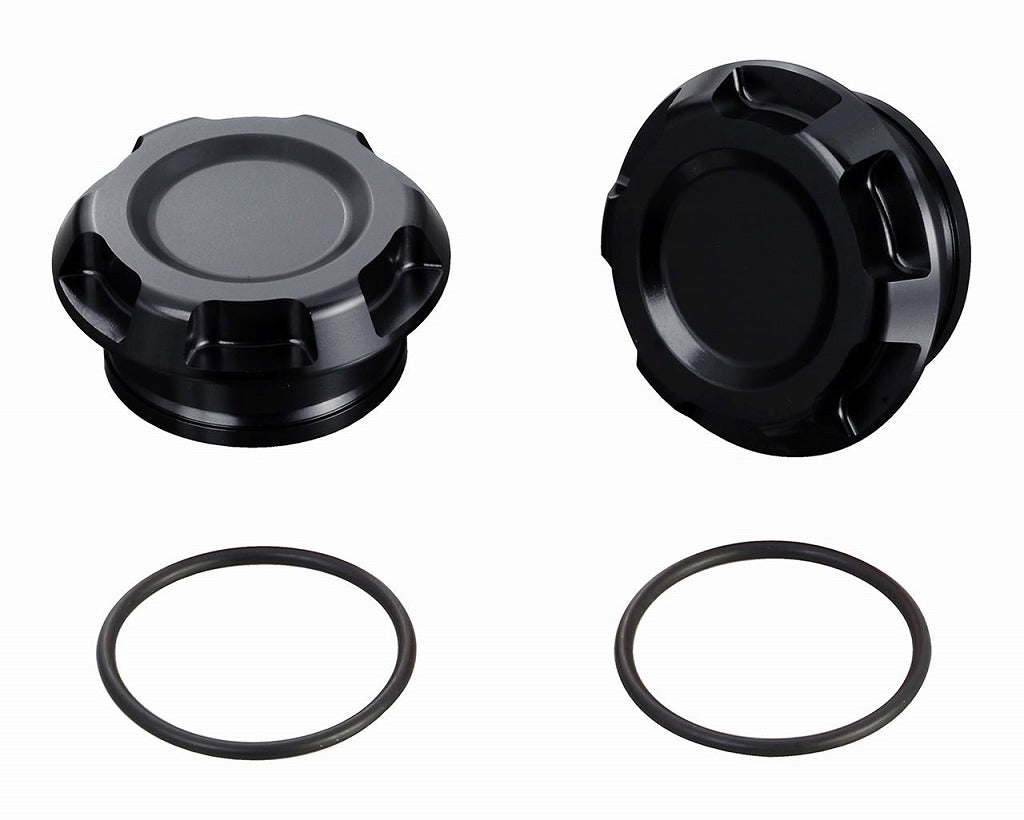 フレームキャップ ブラックアルマイト レブル250 CB400/SF