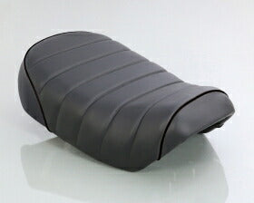 Tuck Roll Seat, Black/Black Piping for Monkey 125