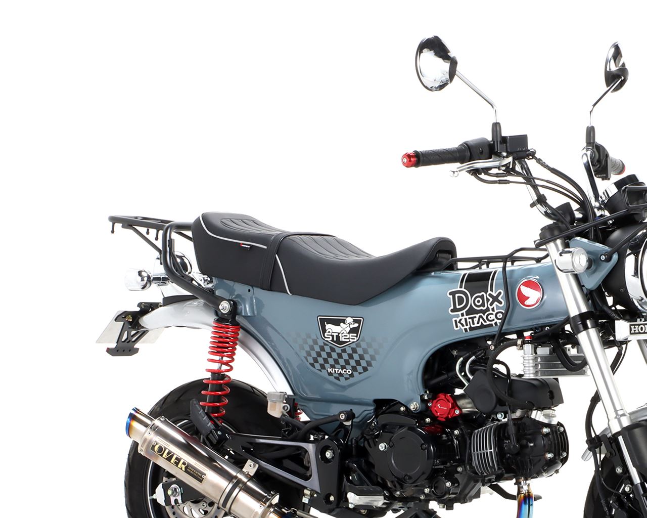 Custom Seat with White Piping Type 2 Dax 125