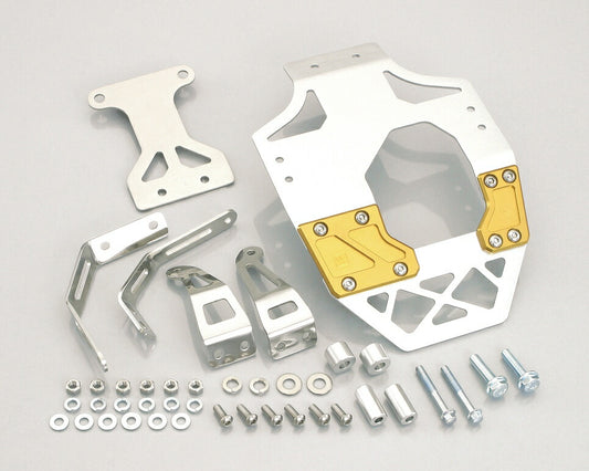 Skid Plate Silver/Gold GROM