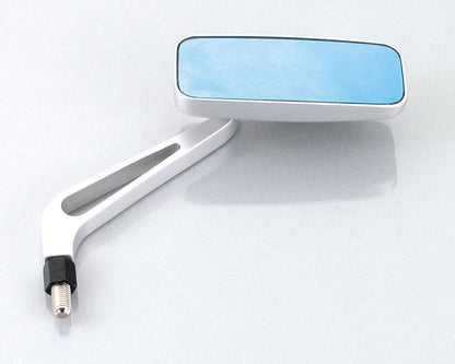 Square Mirror Slim Type Silver 115x45mm 1pc Universal
