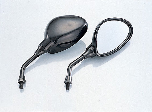 スマートミニミラー 正ネジ/8mm ブラック 左右1セット 汎用