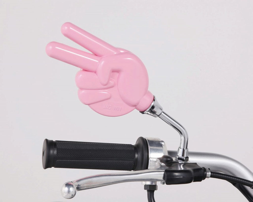 Janken Mirror (Scissors) Right side Pink φ68 1 pc Universal