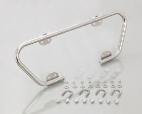 ブッシュガード シルバー 銀 ステンレス CT125ハンターカブ