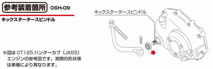 オイルシール 16×28×7 OSH-09 1個