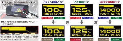 NEWリズム(スロットル開度・O2・回転数モニター) 汎用