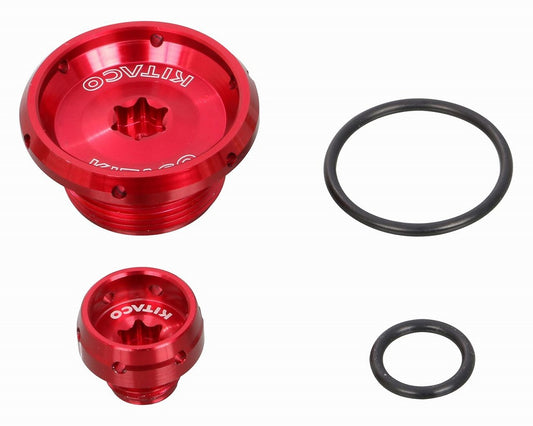 タイミングホールキャップセット タイプ2 レッド 2個セット ホンダ