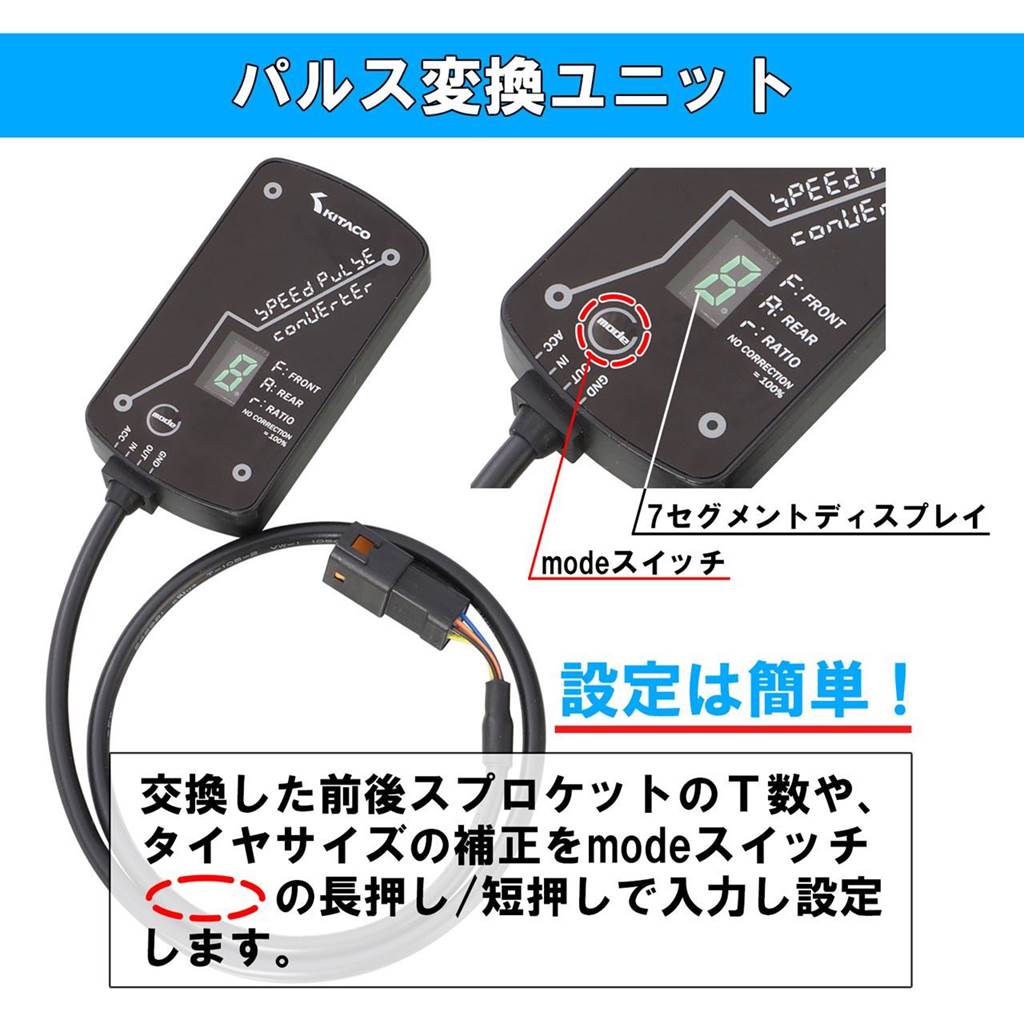 スピードパルス変換ユニット タイプ2 ダックス125