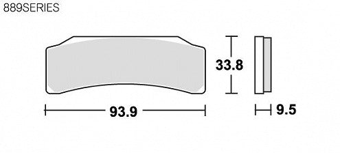 SBSブレーキパッド 889シリーズ DS-1 レーシングデュアルシンター フロント専用
