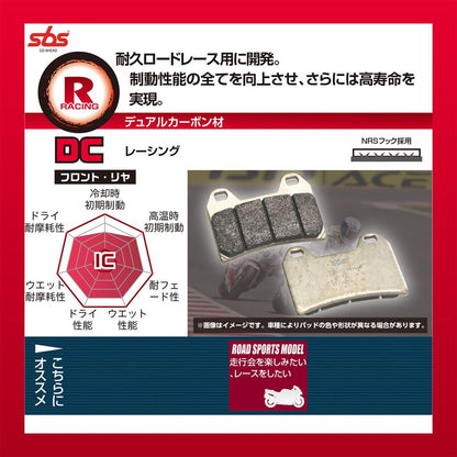 Brake Pads 985 Series DC (Racing Dual Carbon Front) CBR1000RR-R
