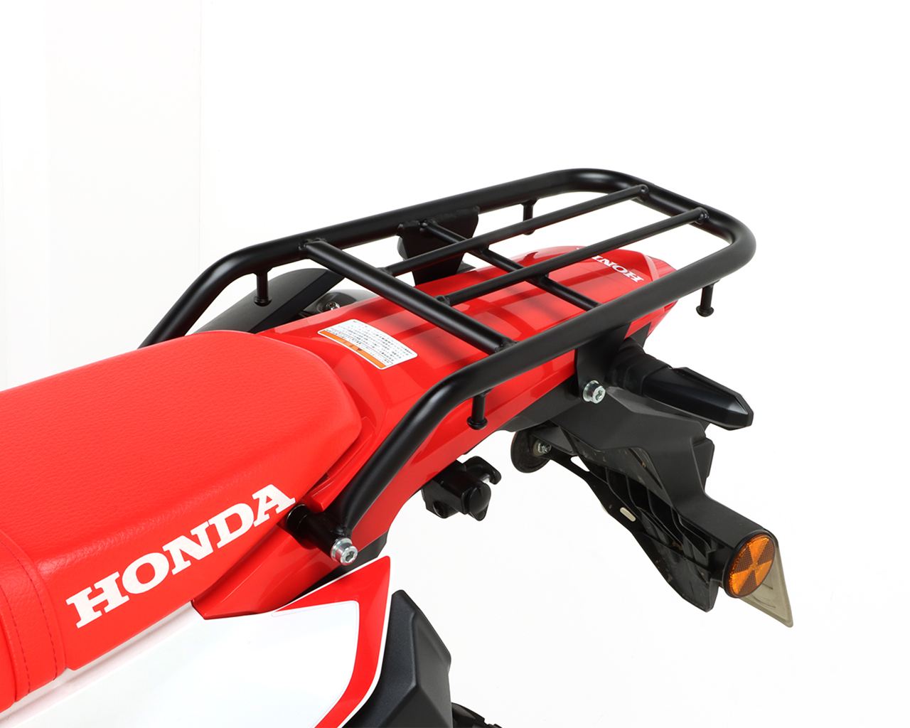 Rear carrier, black, 1 pc, Rally