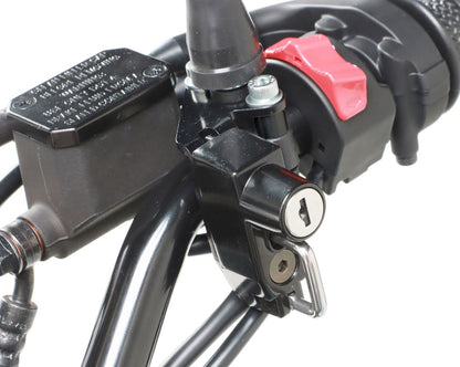 ヘルメットホルダー マスターシリンダーブラケット部 ブラック XSR125 ジクサー250/-SF250