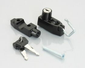 ヘルメットホルダー ブラック/ブラック M10 ミラー穴付 汎用