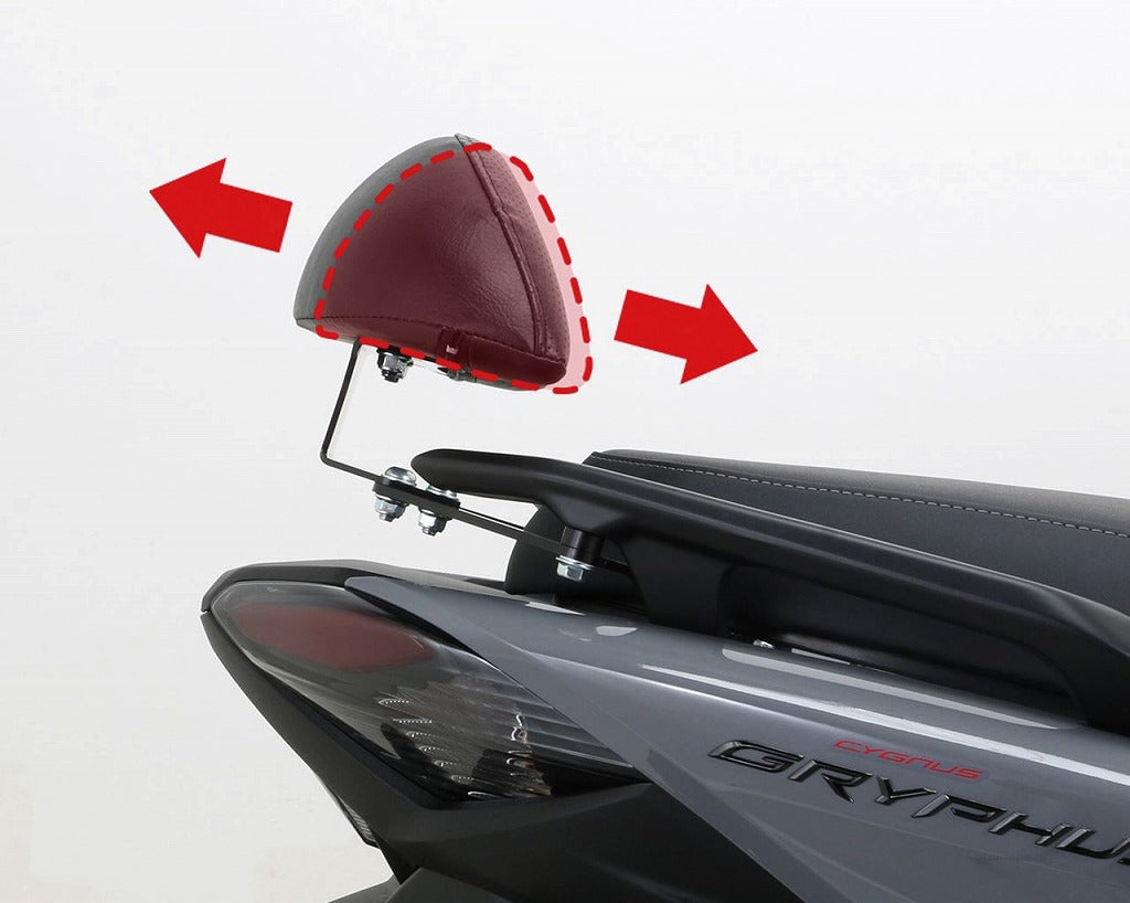 Tandem Backrest Black 310×90×100mm Cygnus Gryphus