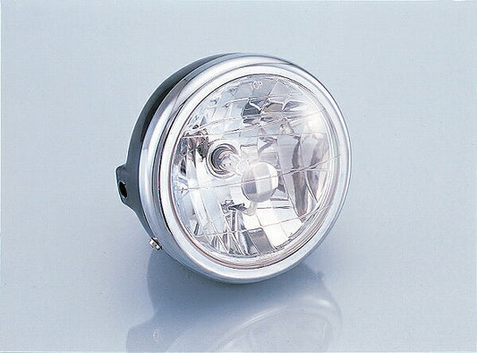 マルチルフレクター ヘッドライト ASSY φ130 ブラック 12V30/30W