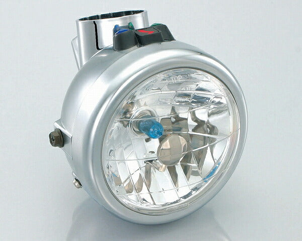 Multi-Headlight Assembly, Chrome, 12V 30/30W, Monkey