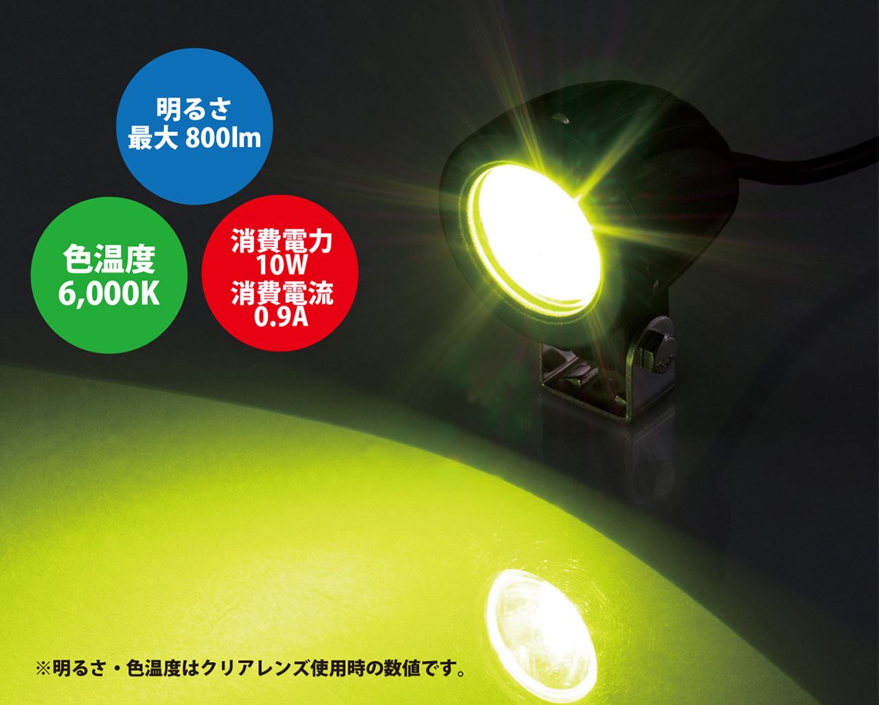 LEDシャトルビームキット ライムイエロー モンキー125