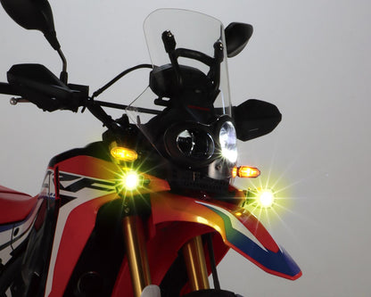 LED Shuttle Beam Kit Lime Yellow CRF250 RALLY