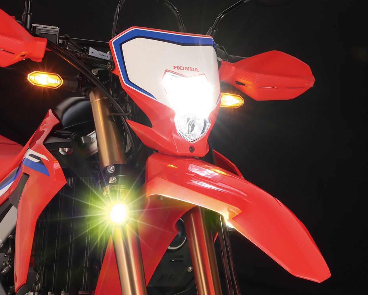 LED Shuttle Beam Kit Lime Yellow CRF250L