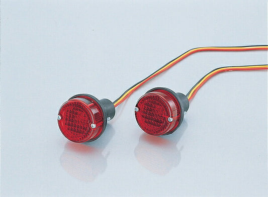 テールランプ レッド デュアル・丸ミニ 2個 12V