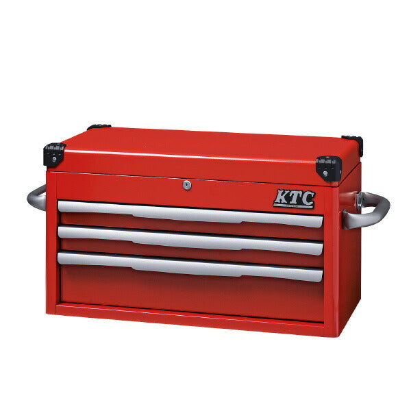 トップ チェスト (3段3引出) レッド