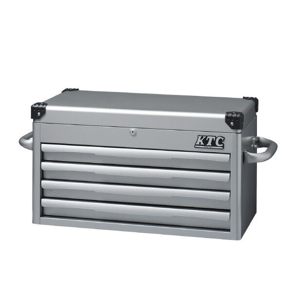 トップ チェスト (4段4引出) シルバー