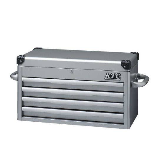 トップ チェスト (4段4引出) シルバー