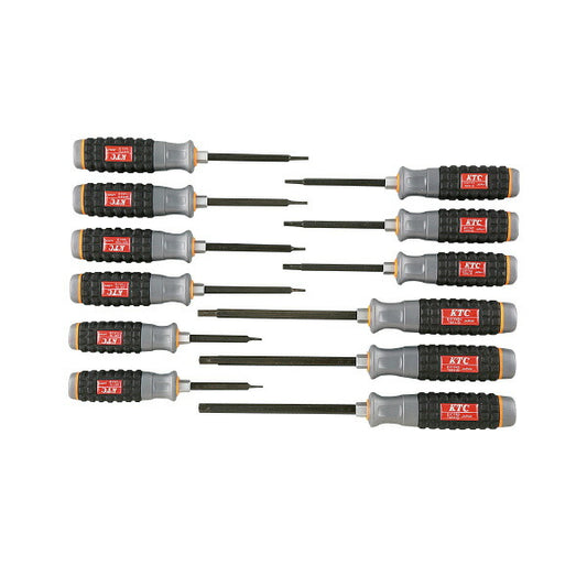 樹脂柄Ｔ型トルクスドライバセット12本組