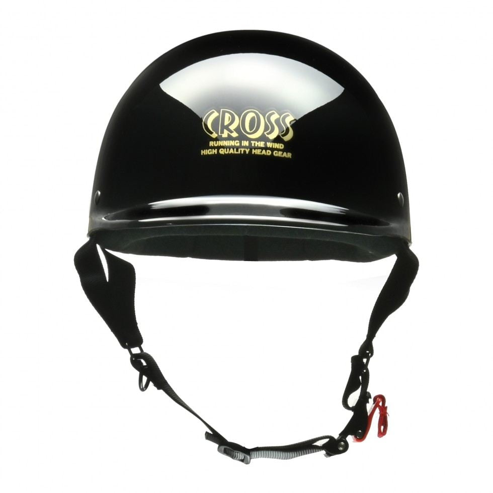 CROSS(クロス) CR-680 ハーフ ヘルメット ブラック フリーサイズ(57～60cm未満)